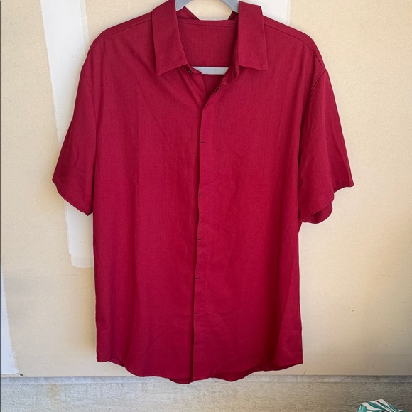 Other - Classic Red Men's Dress Shirt